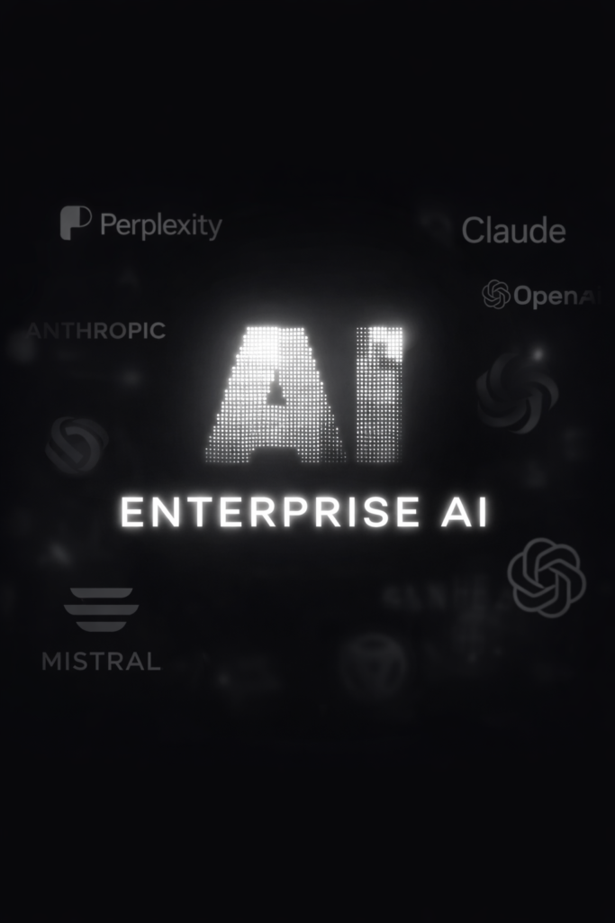 Logo graphic for enterprise AI solutions.